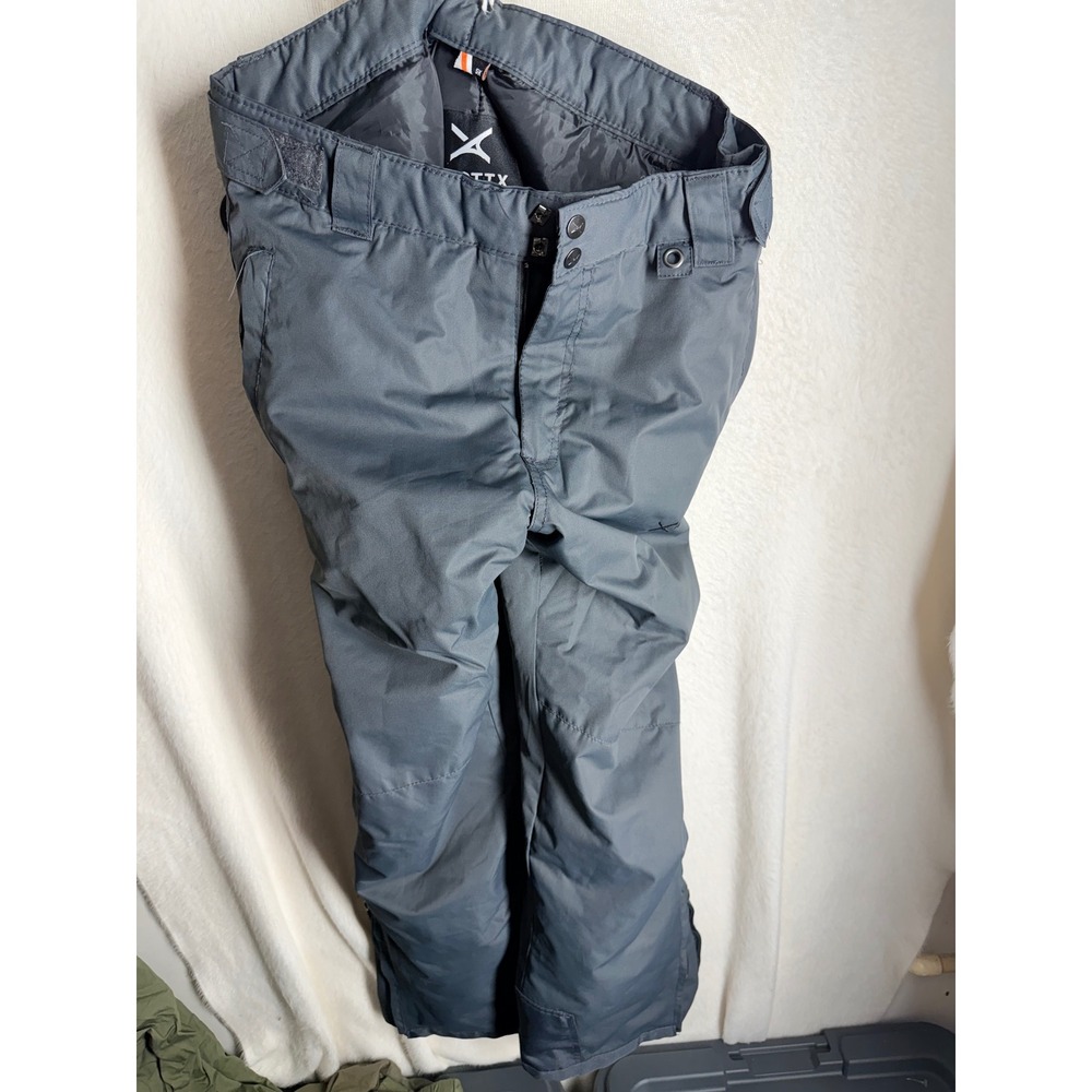 Arctix Mens Insulated Snow Pants Gray Winter Ski Snowboard Size Medium 32L